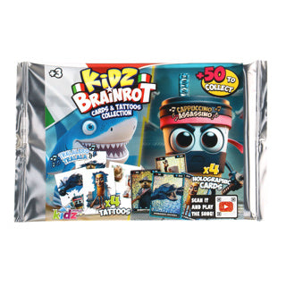 Laden Sie das Bild in Galerie -Viewer, Kidz brainrot holografic cards + tattoos | 15 stuks