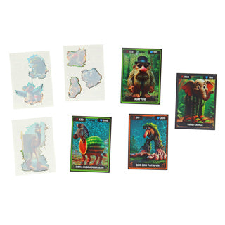 Laden Sie das Bild in Galerie -Viewer, Kidz brainrot holografic cards + tattoos | 15 stuks
