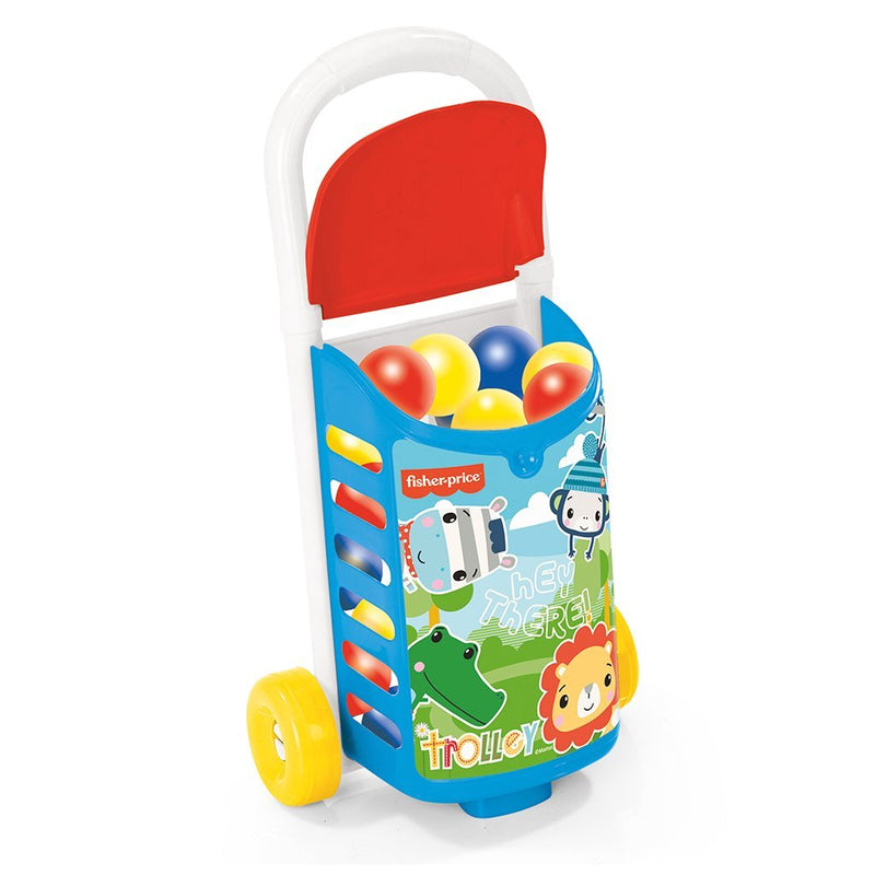 Load image into Gallery viewer, Dolu fisher price trolly met ballen 25 stuks