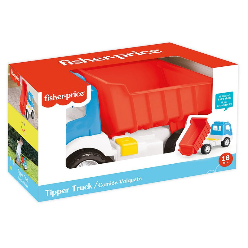 Load image into Gallery viewer, Dolu fisher price kiepwagen wit blauw rood