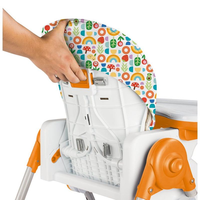 Load image into Gallery viewer, Dolu fisher price deluxe kinderstoel 105x57x87 cm wit oranje