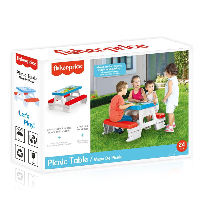 Laden Sie das Bild in Galerie -Viewer, Dolu fisher price picknicktafel rood wit blauw