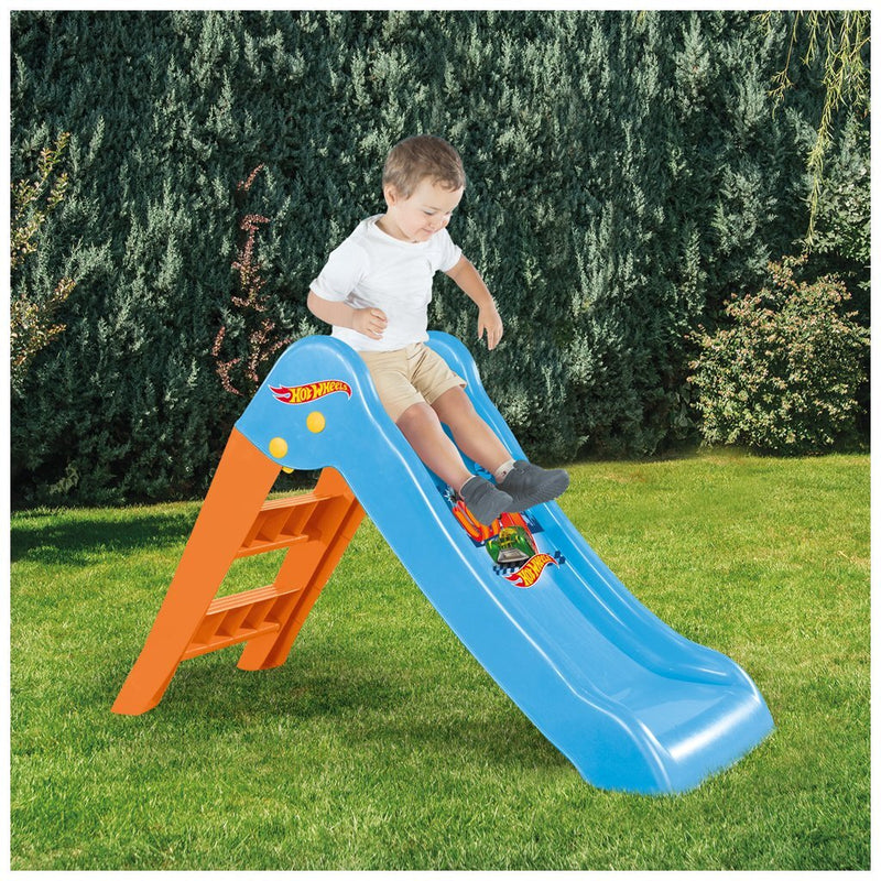Load image into Gallery viewer, Dolu hot wheels glijbaan 70x111x47 cm blauw oranje