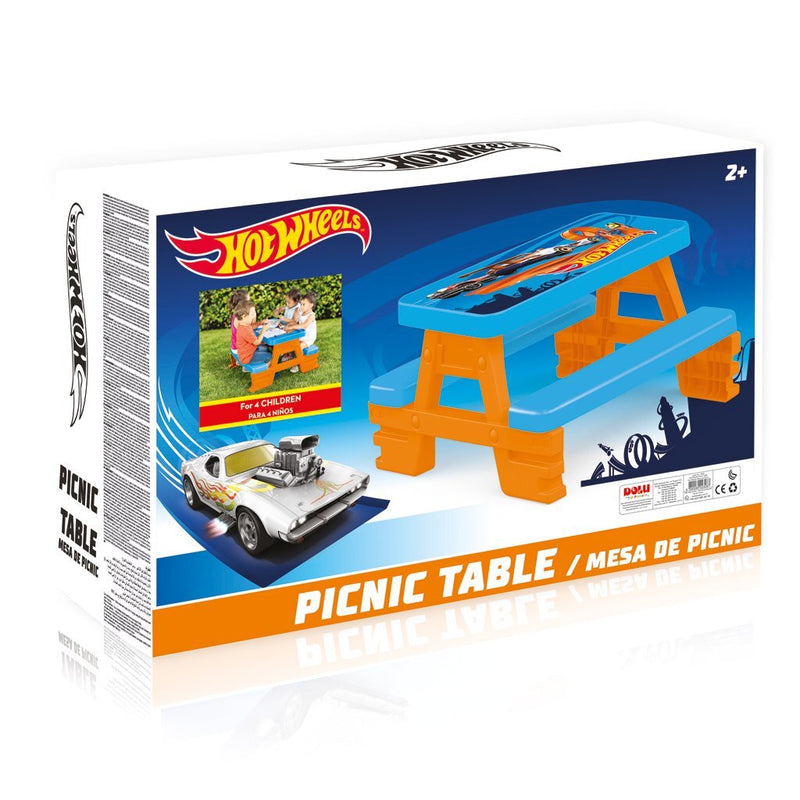 Load image into Gallery viewer, Dolu hot wheels picknicktafel blauw oranje