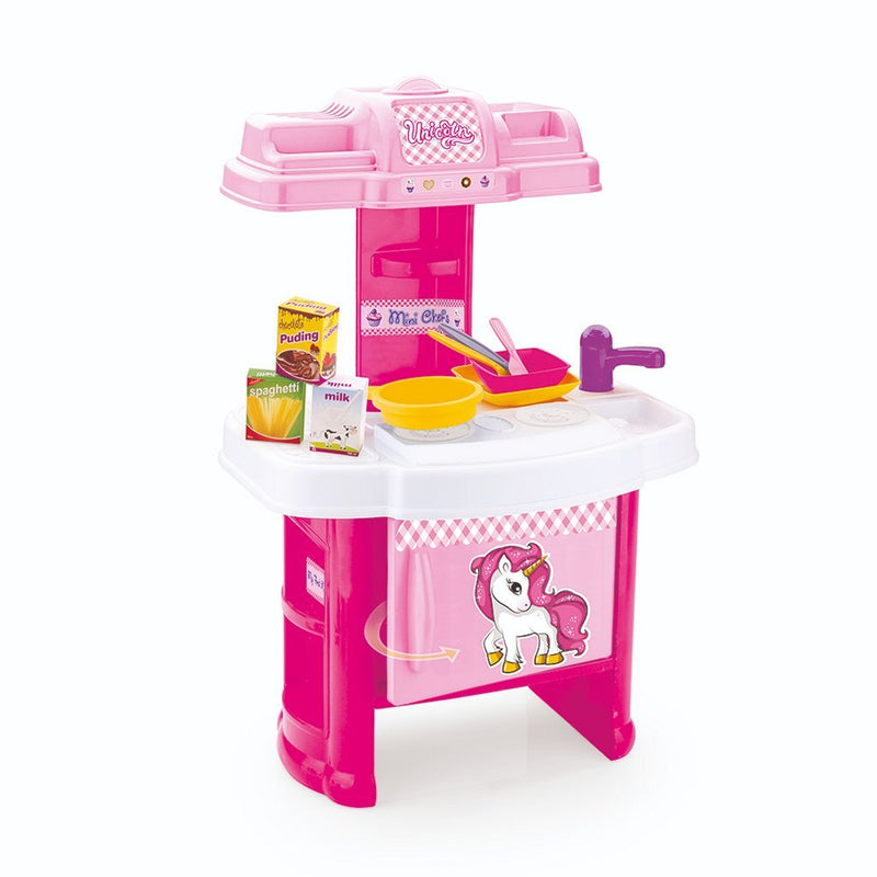 Load image into Gallery viewer, Dolu mijn eerste eenhoorn keuken speelset roze