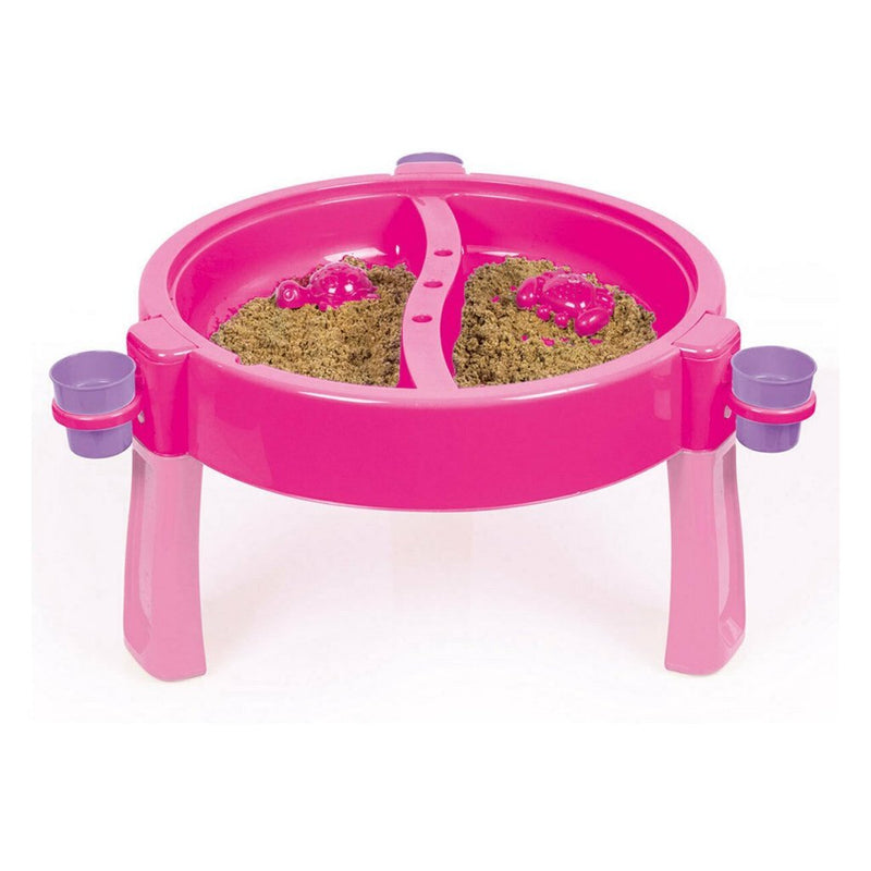 Load image into Gallery viewer, Dolu 2-in-1 watertafel zandtafel met accessoires roze 98x98x77cm