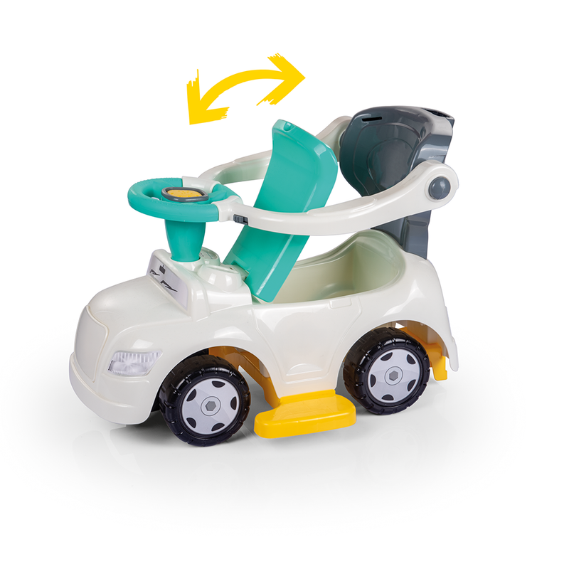 Chargez l'image dans la visionneuse de la galerie, Dolu step car 4in1 meegroei loopauto met schommelstoel
