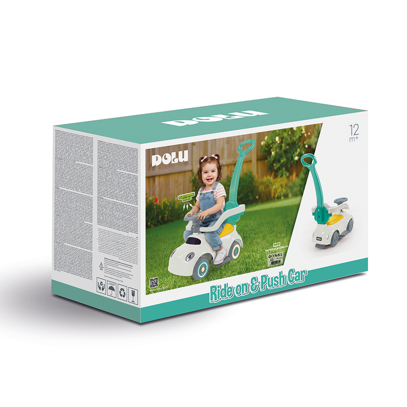 Chargez l'image dans la visionneuse de la galerie, Dolu step car 4in1 meegroei loopauto met schommelstoel