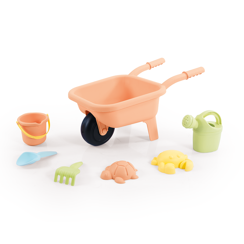 Cargue la imagen en el visor de la galería, Dolu kruiwagen met strandset zandbakset inclusief accessoires