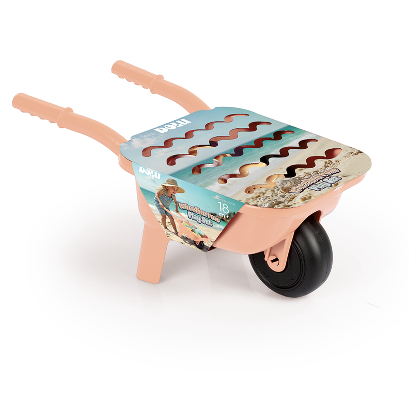 Cargue la imagen en el visor de la galería, Dolu kruiwagen met strandset zandbakset inclusief accessoires