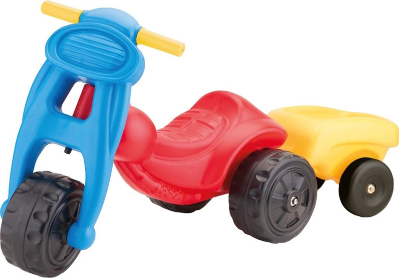 Load image into Gallery viewer, Dolu driewieler met aanhangwagen