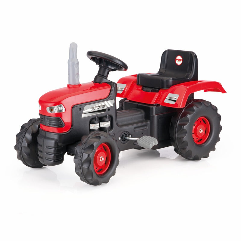 Load image into Gallery viewer, Dolu traptractor met claxon rood zwart