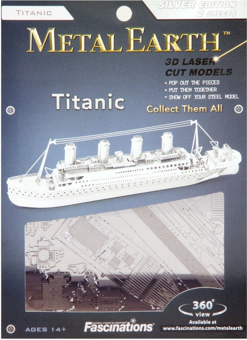 Cargue la imagen en el visor de la galería, Metal earth titanic ship zilver editie