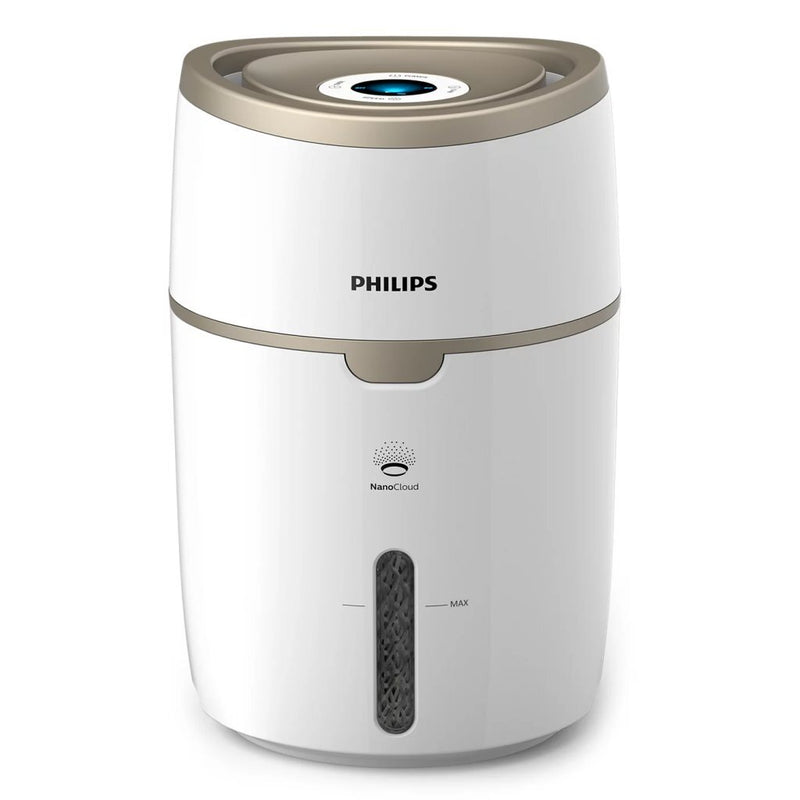 Load image into Gallery viewer, Philips hu4816 10 series 2000 luchtbevochtiger 4l wit champagne
