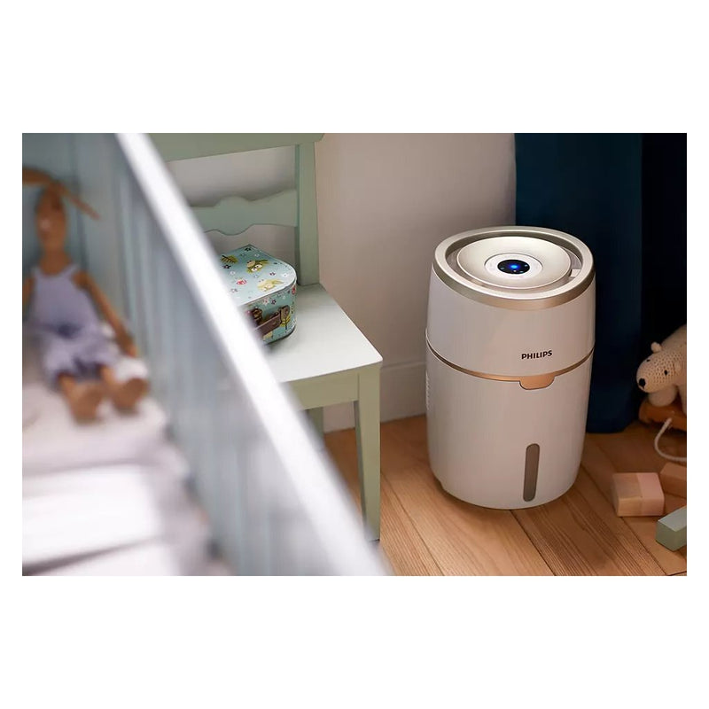 Load image into Gallery viewer, Philips hu4816 10 series 2000 luchtbevochtiger 4l wit champagne