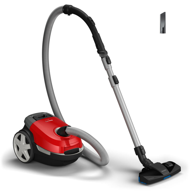 Load image into Gallery viewer, Philips XD3140 09 3000 Series Performer Compact Stofzuiger 900W Rood Zwart
