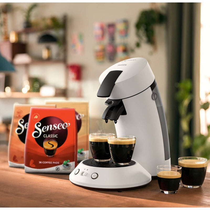 Afbeelding laden in galerijviewer, Philips csa210 10 senseo original plus koffiepadmachine wit