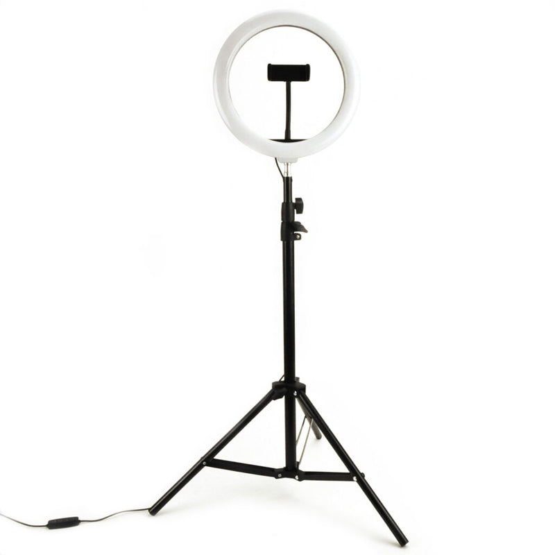 ギャラリービューアに画像をロードする, Basic Selfie Ringlamp 26 Cm Met Statief 210cm