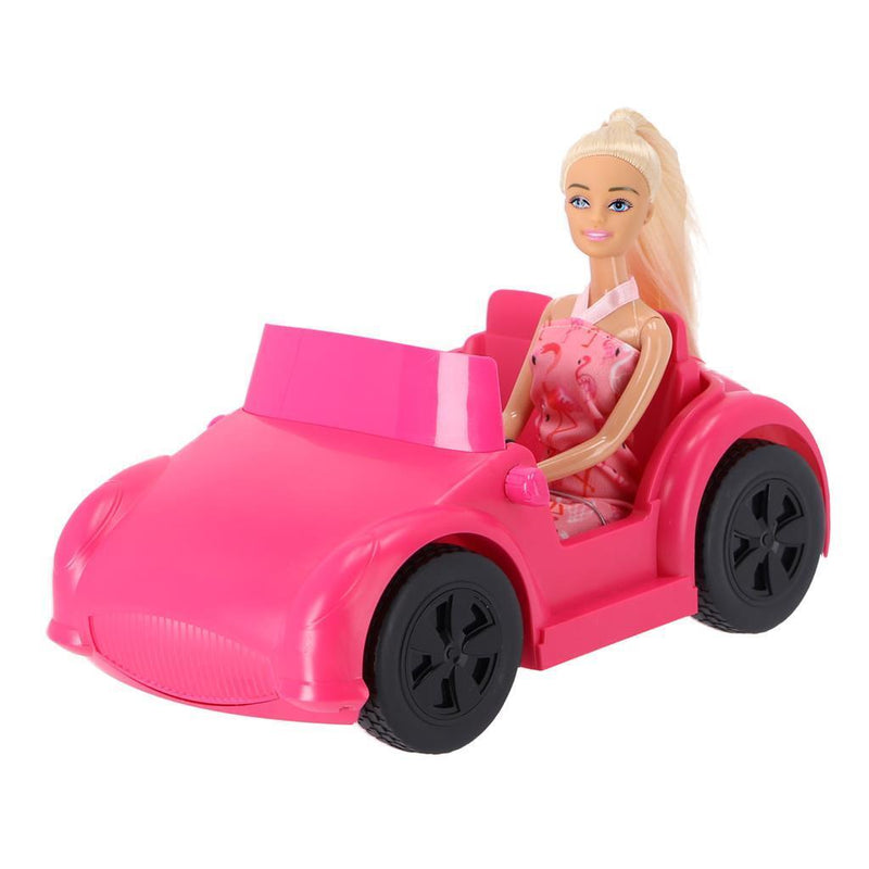 Load image into Gallery viewer, Fleur pop met auto roze