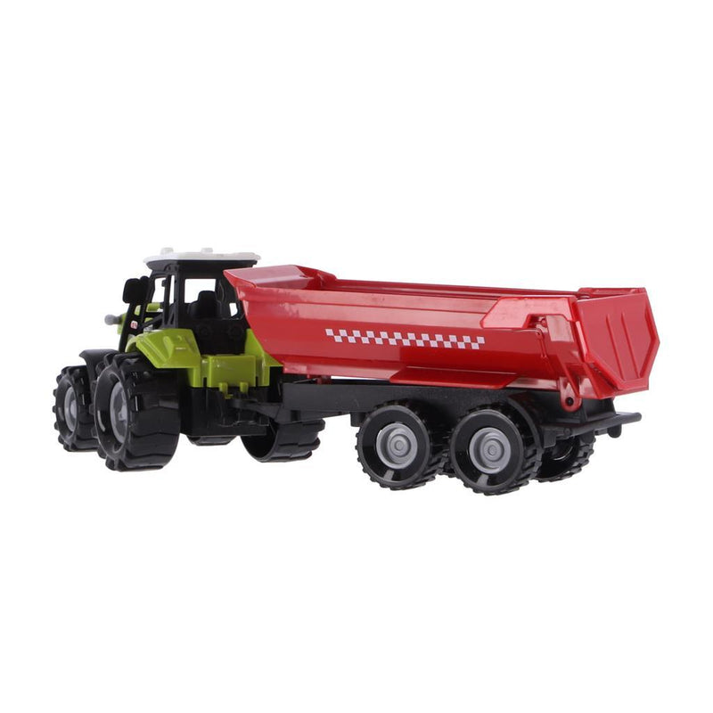 Afbeelding laden in galerijviewer, Overige Merken Tractor met Rode Aanhanger + Licht en Geluid
