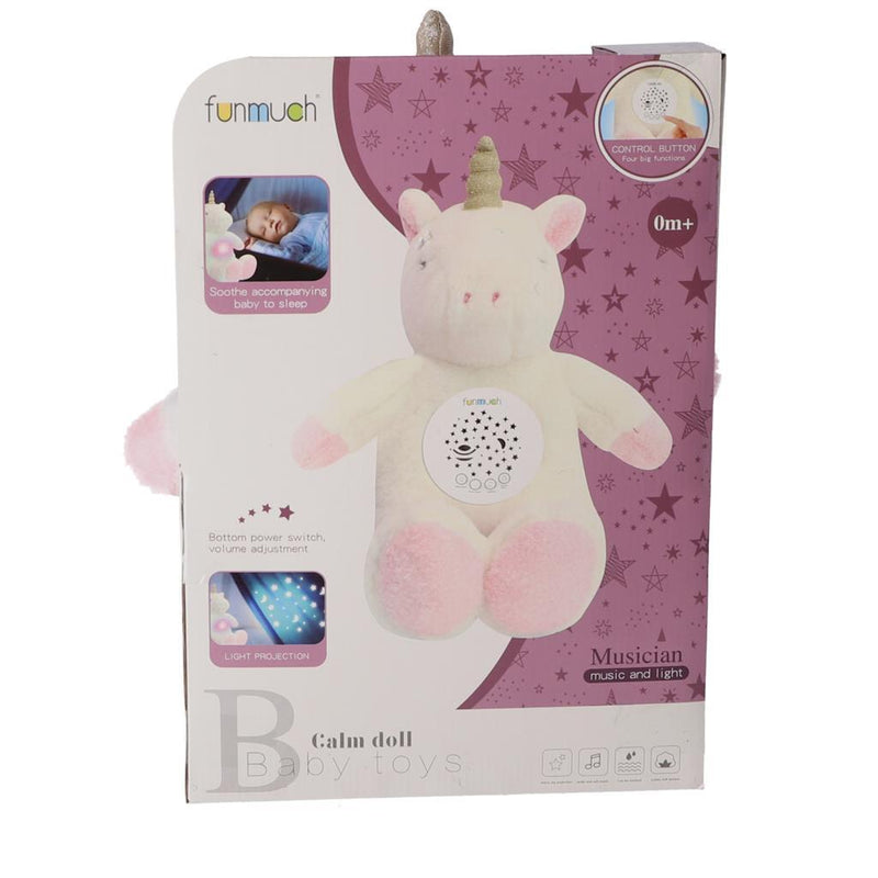 Cargue la imagen en el visor de la galería, Overige merken knuffelprojector unicorn + licht en geluid