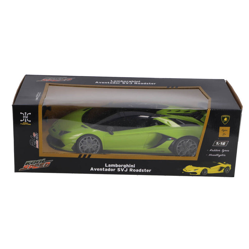 Load image into Gallery viewer, Kool speed rc lamborghini aventador svj roadster 1:16 + licht neon groen