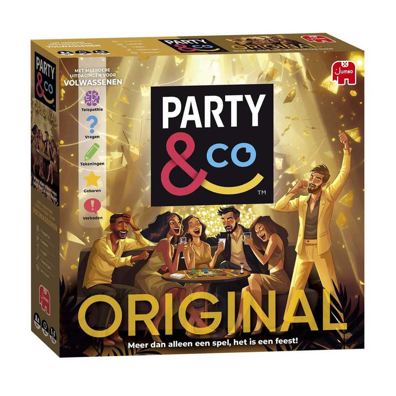 Laden Sie das Bild in Galerie -Viewer, Jumbo party co. - original - vanaf 14 jaar - bordspel - partygame - actiespel