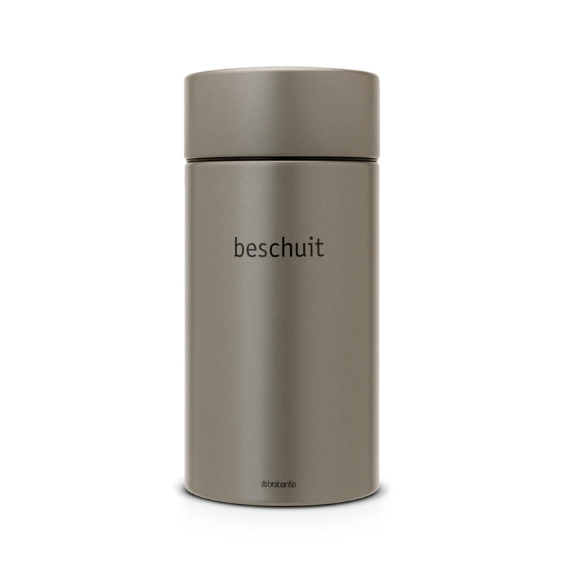 Load image into Gallery viewer, Brabantia Brabantia Beschuitbus Platinum met Lift 1.7L