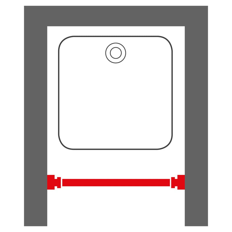 Load image into Gallery viewer, Sealskin sealskin douchegordijnstang telescopisch 115 cm chroom