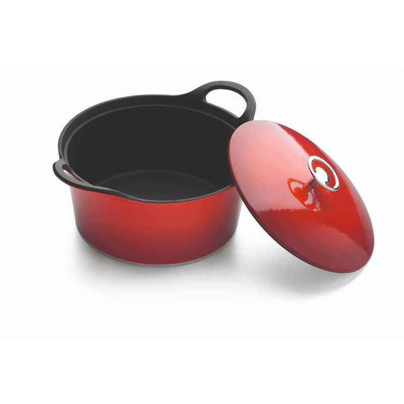 Load image into Gallery viewer, Cuisinox volcan gietijzeren braadpan 24 cm rood