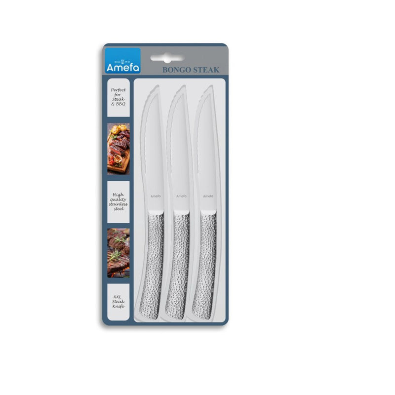 Load image into Gallery viewer, Amefa Amefa Bongo Steakmessen Set 3-delig