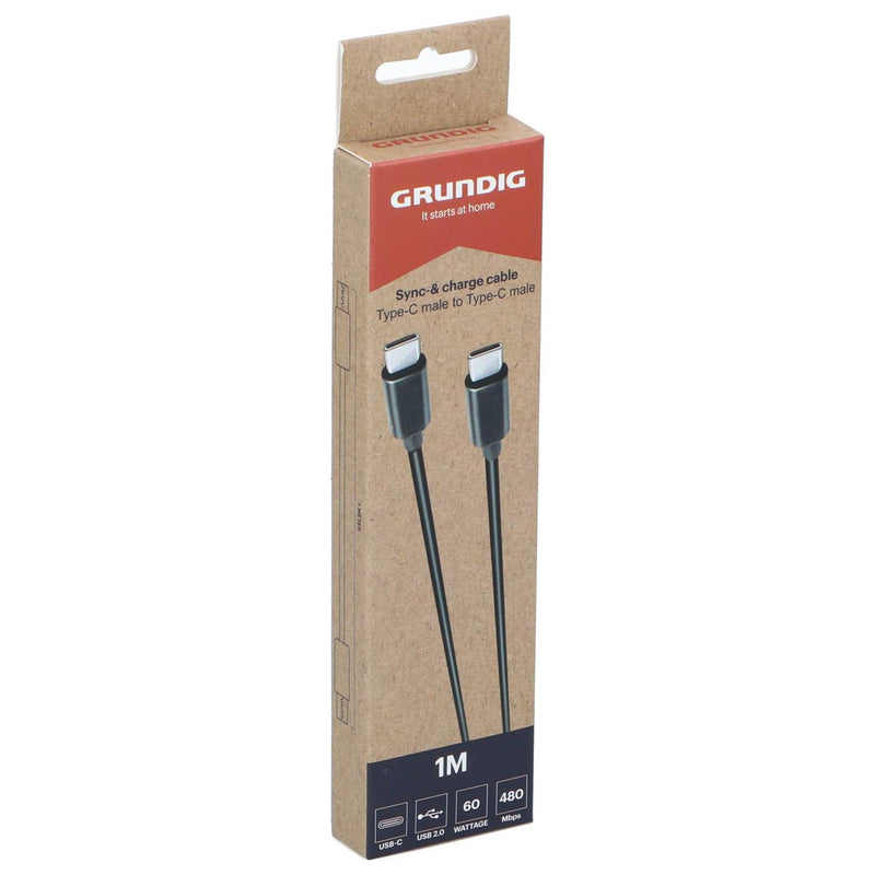 ギャラリービューアに画像をロードする, Grundig synchroniseer- en oplaadkabel usb-c naar usb-c 1 meter