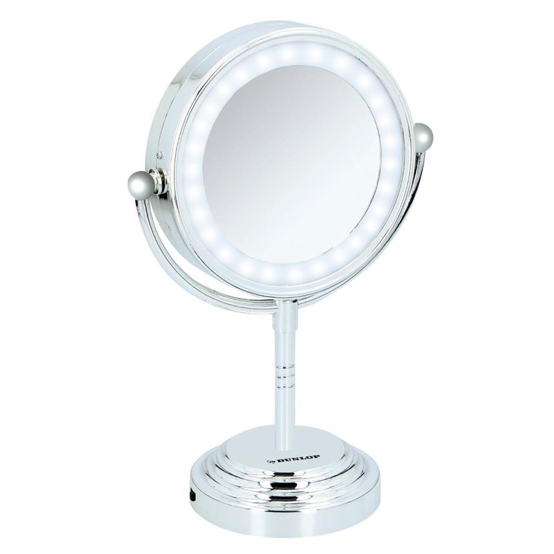 Load image into Gallery viewer, Dunlop led-opmaakspiegel 15 cm chroom