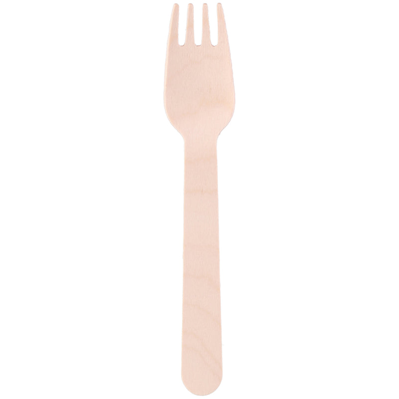 Load image into Gallery viewer, Cuisine elegance houten vorken 16 cm 12 stuks