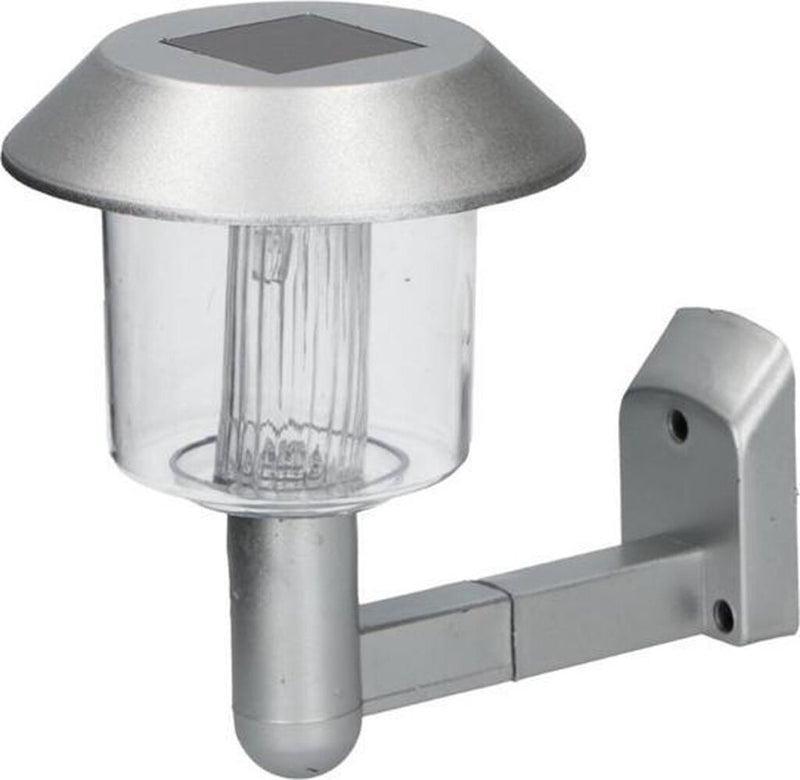 Load image into Gallery viewer, Grundig wandlamp solar led 14 x 9,5 x 12 cm staal zilver