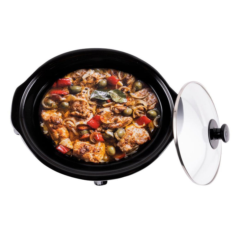 Load image into Gallery viewer, Alpina slowcooker 3.5l 240w rvs zwart