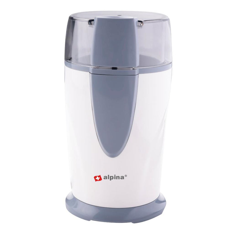 Load image into Gallery viewer, Alpina elektrische koffiemolen 150w wit grijs