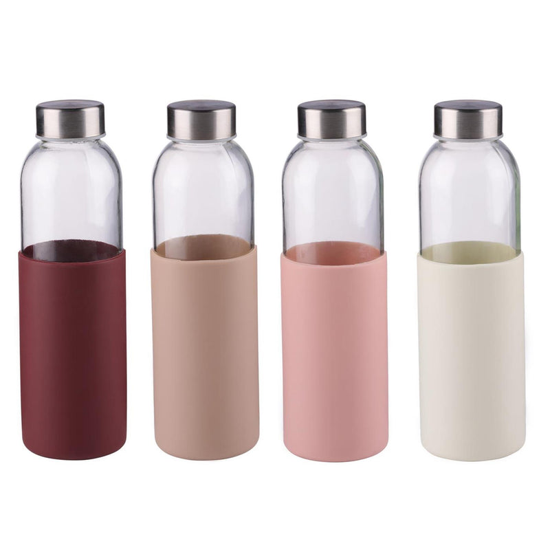 Laden Sie das Bild in Galerie -Viewer, Drinkfles glas 500ml met hoes