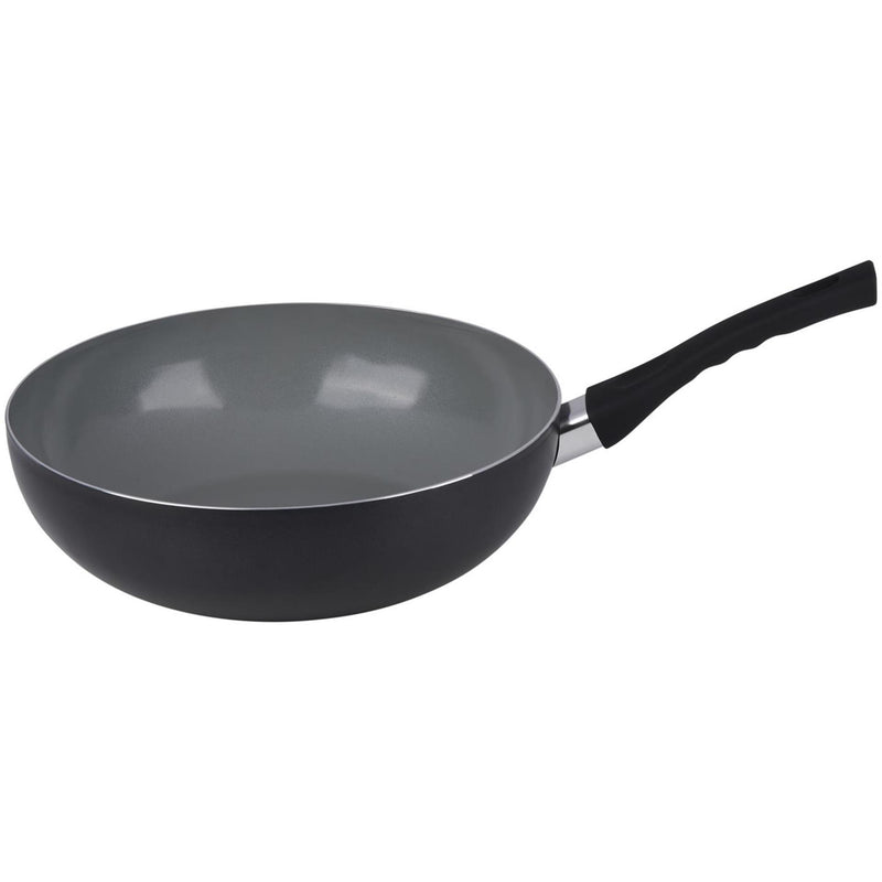 ギャラリービューアに画像をロードする, Alpina wokpan 28 cm – inductie pan – keramische antiaanbaklaag – pfas vrij – aluminium