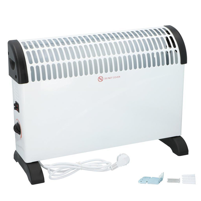 Load image into Gallery viewer, Alpina convectorkachel 2000w wit zwart