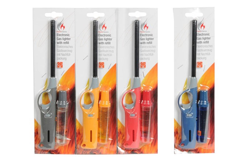 Cargue la imagen en el visor de la galería, Flame classics aansteker 27cm met navulling 18ml