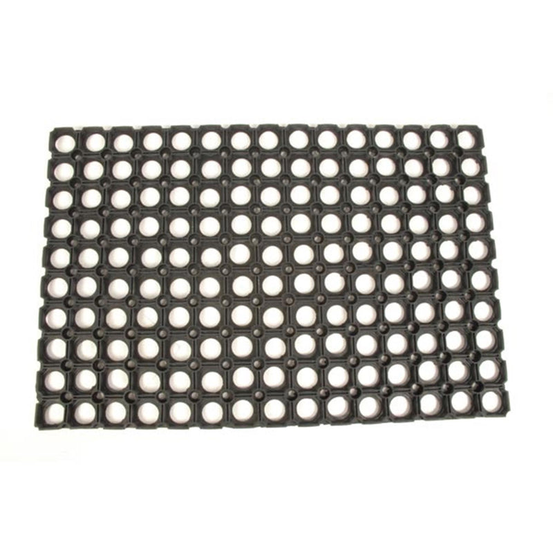 Load image into Gallery viewer, Hamat rubberen deurmat domino ring 40x60 cm zwart