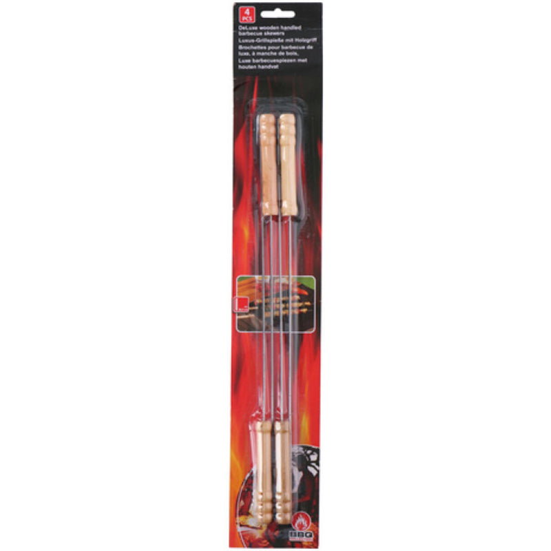 Load image into Gallery viewer, Bbq barbecue pennen spiezen 38.5cm 4 stuks