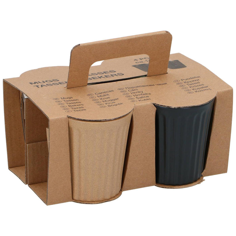 Laden Sie das Bild in Galerie -Viewer, Mokje aardewerk 150ml set a 4 stuks