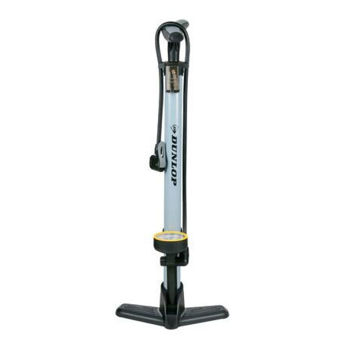 Load image into Gallery viewer, Dunlop Fietspomp Grijs met Drukmeter