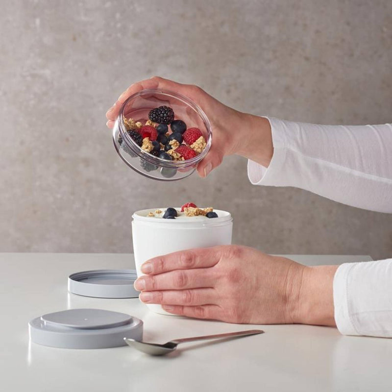 Load image into Gallery viewer, Mepal ellipse lunchpot 500+200 ml nordic white