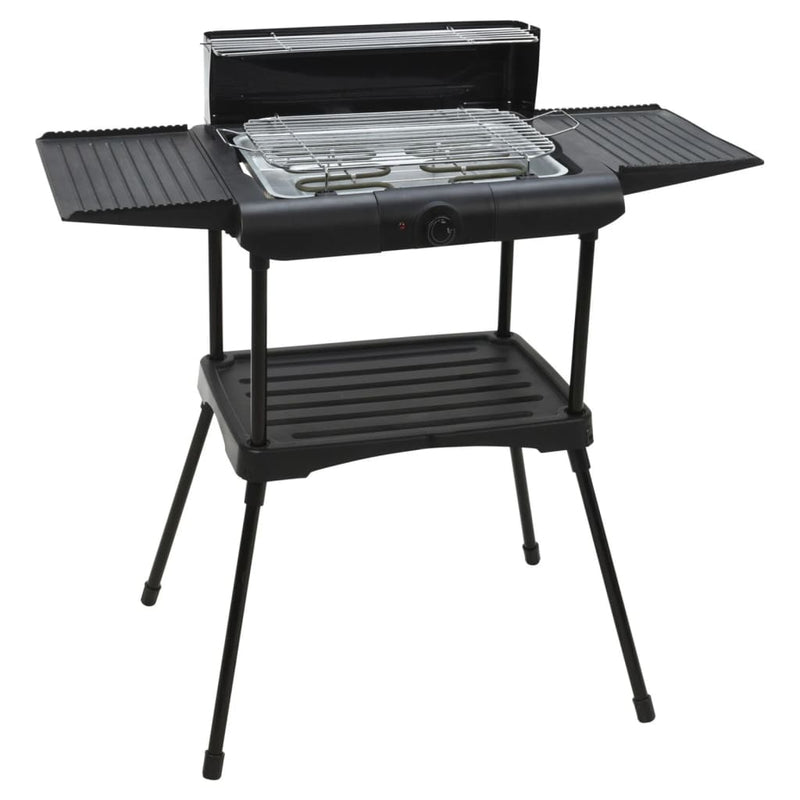 Load image into Gallery viewer, Progarden progarden barbecue elektrisch op standaard 2000 w zwart