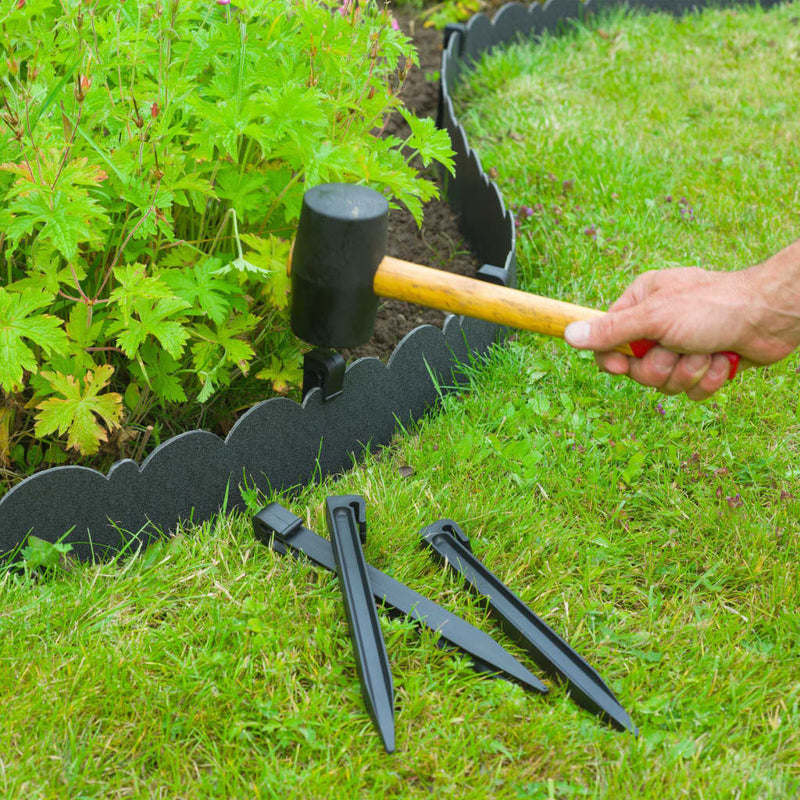 Load image into Gallery viewer, Nature borderrand decoratief 0,13x12 m 3 mm zwart