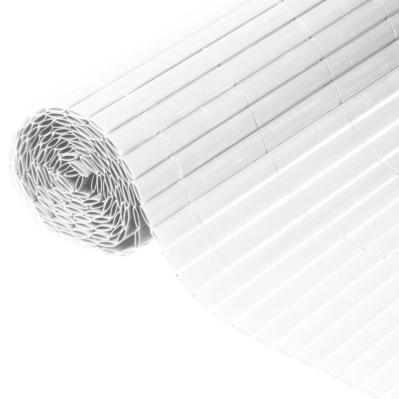 Load image into Gallery viewer, Nature Nature Tuinscherm dubbelzijdig 1x3 m PVC wit