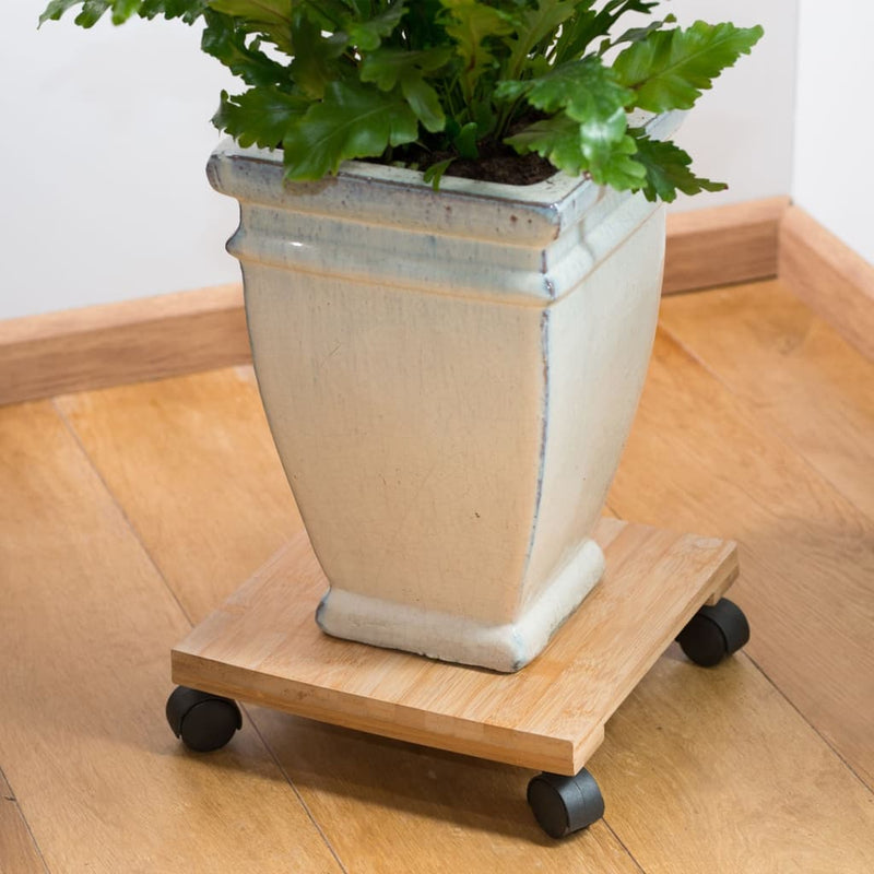 Load image into Gallery viewer, Nature plantentrolley vierkant 30x30 cm bruin bpc